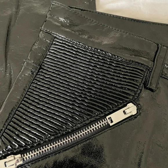 Zara motto patent faux leather legging pants - Picture 7 of 8